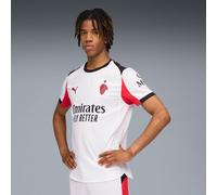 PUMA AC Milan 25/26 Authentic Away Jersey Men, White/For All Time Red, size Small