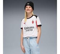 PUMA AC Milan 25/26 Away Jersey Youth, White/For All Time Red, size 13-14 Youth