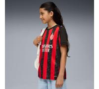Puma AC Milan Home Junior Short Sleeve Jersey 2025/2026 Colour: Red/Black, Size: 9-10 years