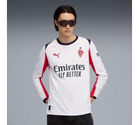 PUMA AC Milan 25/26 Long Sleeve Away Jersey Men, White/For All Time Red, size XS