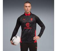 PUMA AC Milan 25/26 Training Quarter-Zip Top Shirt Men, Black/For All Time Red, size 2XL