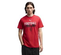 Puma Ac Milan Culture Short Sleeve T-shirt Red M Men