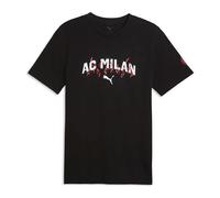 Puma Ac Milan Ftblculture Short Sleeve T-shirt Black XL Men