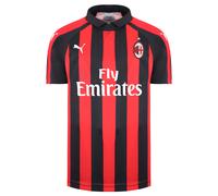 Puma Kids AC Milan 2018/2019 Home Jersey - Red/Black/White, Size 128/Small