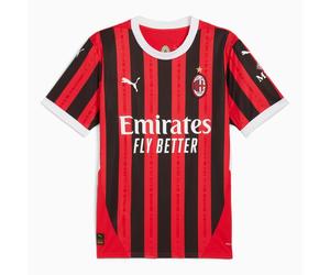 Puma AC Milan Home Mens Short Sleeve Jersey 2024/2025 Size: Small, Colour: Red/Black