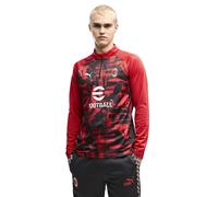 Puma Ac Milan Warm Up Pre Match Half Zip Sweatshirt