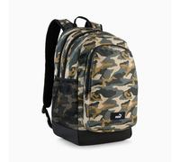 PUMA Academy 29L All-Over Print Backpack, Black/Camouflage