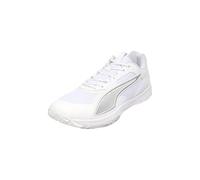 PUMA Unisex Accelerate PRO 4 Indoor Court Shoe, White Silver, 9 UK