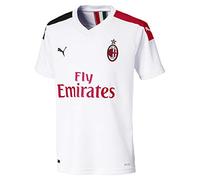 Puma ACM AWAY Shirt Replica SS KIDS WITH Sponsor Logo Jersey, White-Tango Red, 140