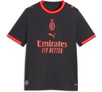 Puma Ac Milan 26/27 Replica Third Junior Short Sleeve T-shirt Black 5-6 Years Kids