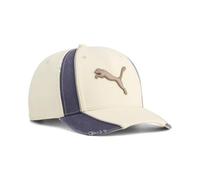 PUMA Adult Grid Washed Baseball Cap, One Size, Buttercream Yellow