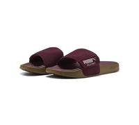 PUMA Adult Leadcat 2.0 Palermo Foil Slides, Ruby Shimmer Alpine Snow Gum Red White Beige, 5 UK