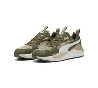 PUMA Adult X-Ray 3 SD Trainers, Lux Army White Loden Green, 6.5 UK