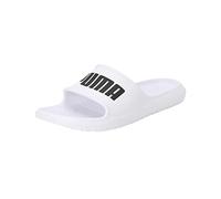 Puma Adults Divecat V2 Lite Slide Sandals - White-Black, 12 UK