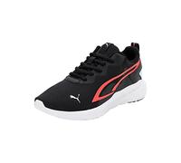 PUMA All- Day Active Jr Sneaker, Black-Salmon-Light Aqua, 6 UK