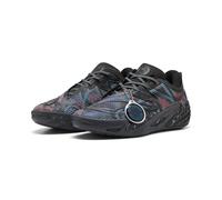 Puma ALL-PRO Nitro 2 VBL 312309 Basketball Shoes, 25 Fall/Winter Color Silver Mist/Persian Blue (01), 26.5 cm