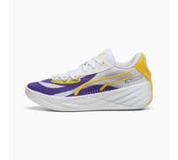 PUMA All-Pro Nitro™ La Basketball Shoes Unisex, Violet/Pelé Yellow, size 5.5