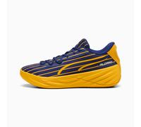 PUMA All-Pro Nitro™ Pinstripes Basketball Shoes Unisex, Elektro Blue/Sport Yellow, size 12