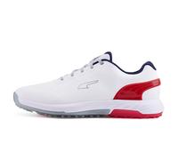 PUMA Men's ALPHACAT Nitro Golf Shoe, White-for All TIME RED Navy, 7 UK