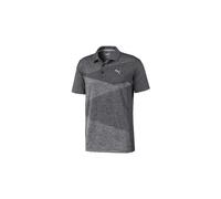 Puma ALT JACQUARD POLO BLK HEATHER - L Size: Large