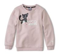 PUMA Animals Crew Unisex Children's Sweatshirt, Unisex_Child, Sweatshirt, 583349-15_XXS, Pink, 2-3 años