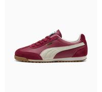 PUMA Arizona Retro Sneakers Unisex, Regal Red/Warm White/Gold, size 3.5