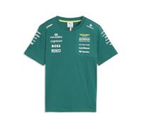 Puma X Aston Martin F1 Replica Short Sleeve T-shirt Green 11-12 Years Kids
