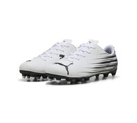 PUMA ATTACANTO II FG/AG JR Soccer Shoe, White Black, 4.5 UK