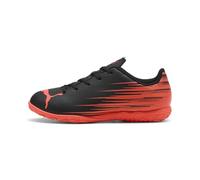 PUMA ATTACANTO II IT JR Soccer Shoe, Black-Glowing RED, 2.5 UK
