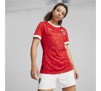 Puma Womens Austria 2024 Home Football Jersey - Red - Size Medium