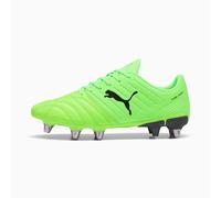 PUMA Avant Men's Rugby Boots, Green Glare/Black/Galactic Grey, size 12