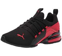 PUMA Axelion Running Shoe, Black-High Risk Red, 5.5 US Unisex Big Kid, 4.5 UK