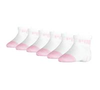 Puma Baby Unisex Socks, 6 Pack - Puma Baby Lifestyle Sock 6P, ECOM White/Ro...