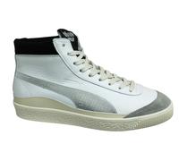 Puma Basket 68 OG Mid Rhude White Leather Lace Up Mens Trainers 370022 01 - Size UK 6.5