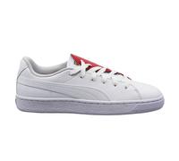 Puma Basket Crush Womens Trainers Low White Casual Lace Up Shoes 369556 01 - Size UK 3.5