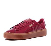 PUMA Basket Platform Patent Women's Sneakers (363314)