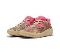 Puma Basketball Shoes Bash All Pro Nitro FLAU JAE 31284001 (Brown x Pink/27.5/Men's)