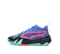 PUMA Basketball Shoes Blue Mixed Scoot Zeros, Blue, 11 UK