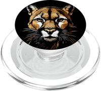 Puma Big Cat Mountain Lion Cougars Pumas Panther Cute Cougar PopSockets PopGrip for MagSafe