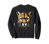 Puma Big Cat Mountain Lion Cougars Pumas Panther Cute Cougar Sweatshirt