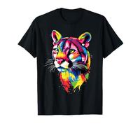 Puma Big Cat Mountain Lion Cougars Pumas Panther Cute Cougar T-Shirt
