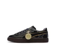 PUMA Black/Brown Junior Suede 4 One Piece Sneakers, Black, 5 UK