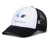 Puma BMW M Motorsport Trucker Unisex Cap White AH25 One Size