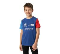 Puma Bmw Mms Ess Logo Short Sleeve T-shirt Blue 14-16 Years Kids
