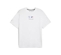 Puma Bmw Mms Ess+ Logo Short Sleeve T-shirt White L Man
