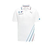 PUMA BMW Motorsport Racing Team Official Formula Polo Shirt, white, L