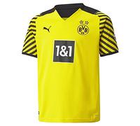 Puma Borussia Dortmund 2021/22 Season Equipment, Game-Kit Home, Cyber Yellow Black, S