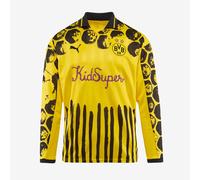 PUMA Kid Super x Borussia Dortmund Retro Shirt Men, Faster Yellow/Black, size Large