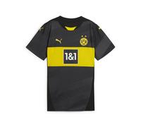 PUMA Borussia Dortmund 24/25 Away Jersey Women Shirt, Black/Faster Yellow, size XS