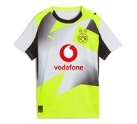 Puma Borussia Dortmund Away Junior Short Sleeve Jersey 2025/2026 Size: 7-8 years, Colour: Silver